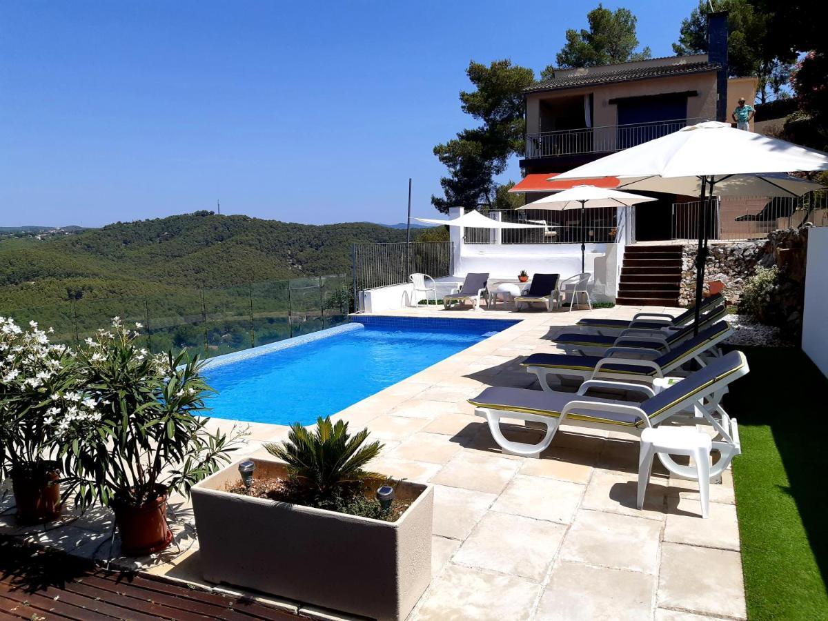 Villa Mur - Espectacular Villa Cerca De Sitges Y Bcn Olivella Eksteriør bilde