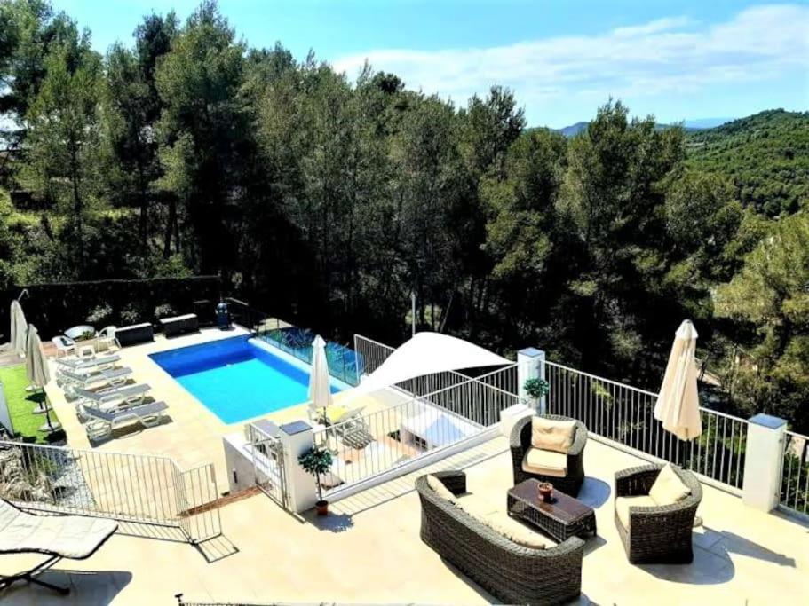 Villa Mur - Espectacular Villa Cerca De Sitges Y Bcn Olivella Eksteriør bilde